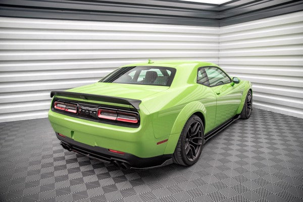 Maxton Rear Side Splitters Dodge Challenger Srt Demon Mk3 - Gloss Black