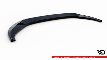 Maxton Front Splitter V.3 Audi A6 C8 - Gloss Black