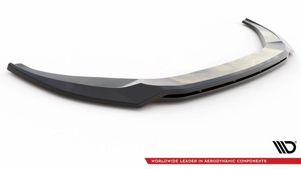 Maxton Front Splitter V.3 Audi A6 C8 - Gloss Black