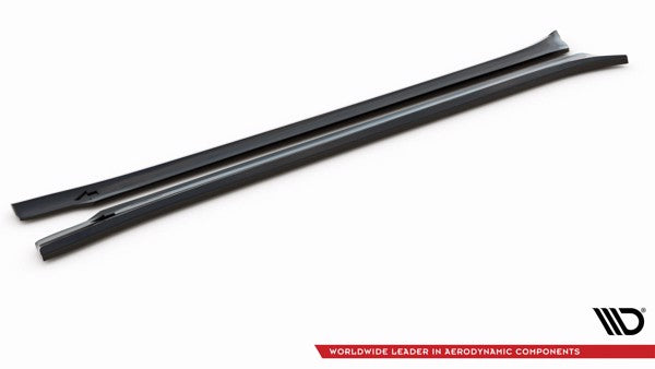 Maxton Side Skirts Diffusers V.2 Tesla Model Y - Gloss Black