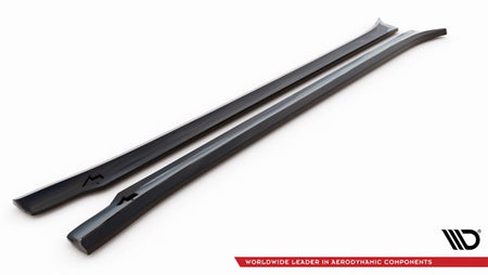 Maxton Side Skirts Diffusers V.2 Tesla Model Y - Gloss Black