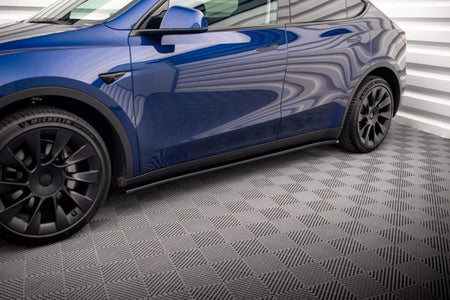 Maxton Side Skirts Diffusers V.2 Tesla Model Y - Gloss Black