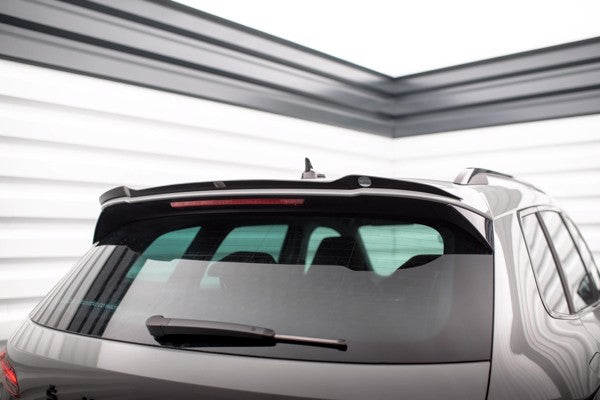Maxton Spoiler Cap Skoda Karoq Sportline Mk1 Facelift - Gloss Black