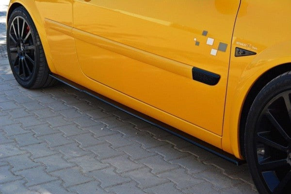 Maxton Side Skirts Diffusers Renault Megane Ii RS - Gloss Black