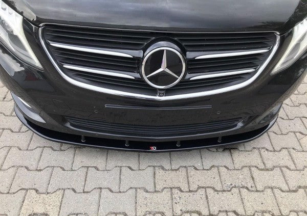 Maxton Front Splitter V.2 Mercedes V-Class W447 - Gloss Black