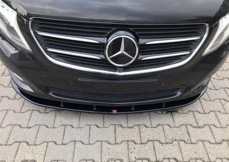 Maxton Front Splitter V.2 Mercedes V-Class W447 - Gloss Black