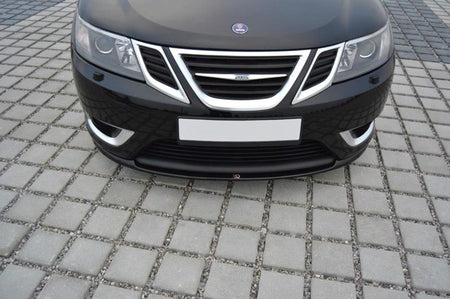 Maxton Splitter Przedni Saab 9-3 Aero Mk2 Facelift - Gloss Black