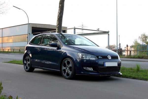 Maxton Front Splitter VW Polo Mkv - Gloss Black