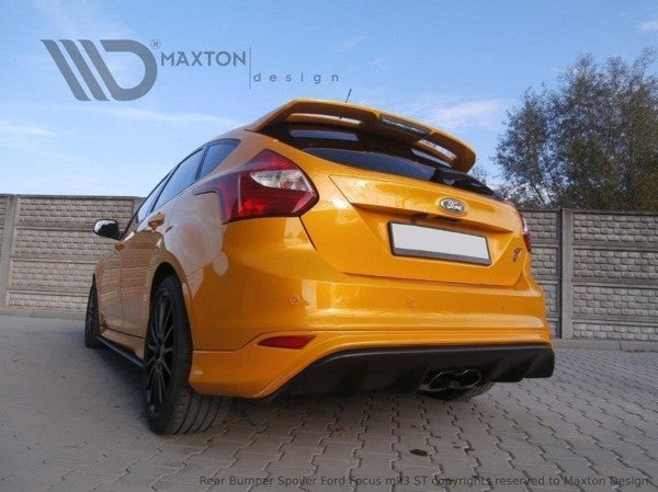 Maxton Rear Valance Ford Focus St Mk3 (RS Look) - Gloss Black