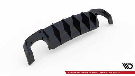 Maxton Rear Valance Audi RS3 8V Sportback - Gloss Black