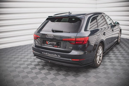 Maxton Rear Side Splitters Audi A4 Avant B9 - Gloss Black