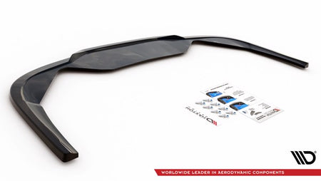 Maxton Central Rear Splitter Peugeot 508 Gt Mk1 Facelift - Gloss Black