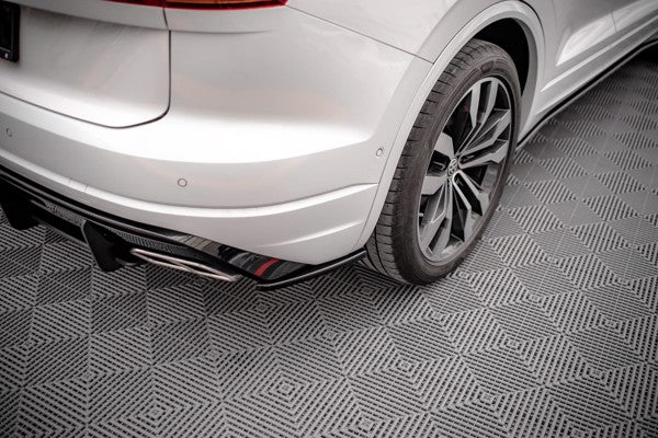 Maxton Rear Side Splitters Volkswagen Touareg R-Line Mk3 - Gloss Black