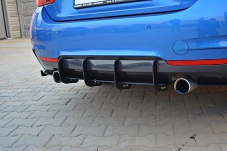 Maxton Rear Diffuser & Rear Side Splitters For BMW 4 F32 M-Pack