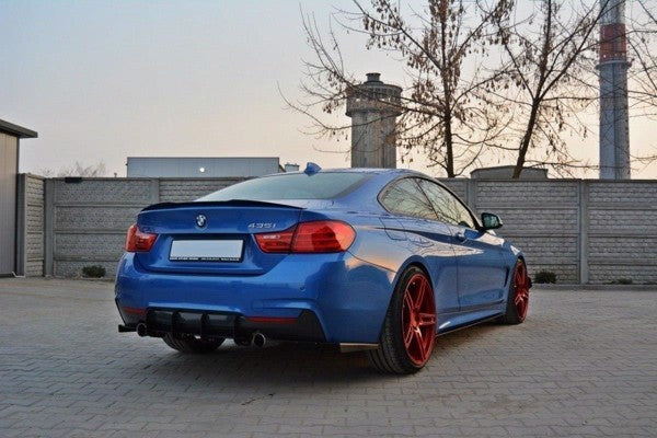 Maxton Rear Diffuser & Rear Side Splitters For BMW 4 F32 M-Pack