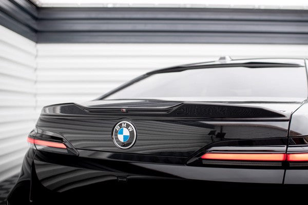 Maxton Spoiler Cap 3D BMW 7 M-Pack / M760E G70 - Gloss Black