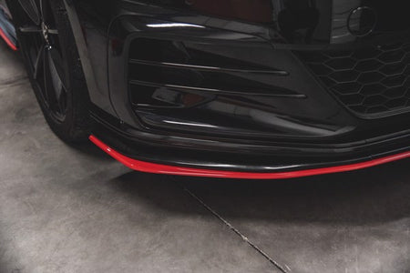 Maxton Front Splitter VW Golf 7 Gti Tcr  - Gloss Black