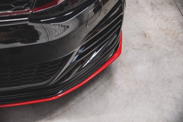 Maxton Front Splitter VW Golf 7 Gti Tcr  - Gloss Black
