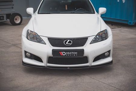 Maxton Front Splitter V.2 Lexus Is F Mk2 - Gloss Black