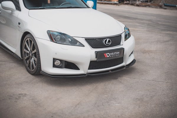 Maxton Front Splitter V.2 Lexus Is F Mk2 - Gloss Black