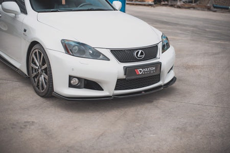 Maxton Front Splitter V.2 Lexus Is F Mk2 - Gloss Black