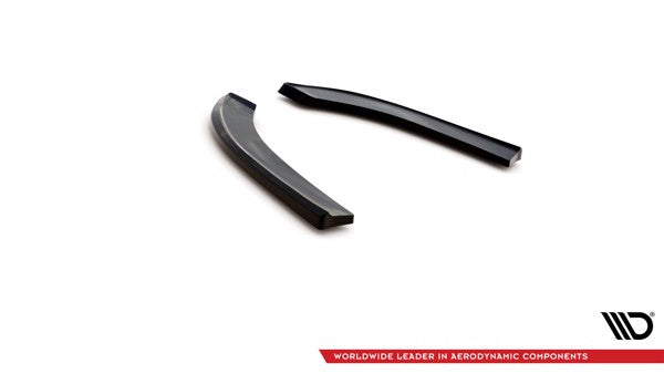 Maxton Rear Side Splitters Ford Transit Custom St-Line Mk1 Facelift - Gloss Black