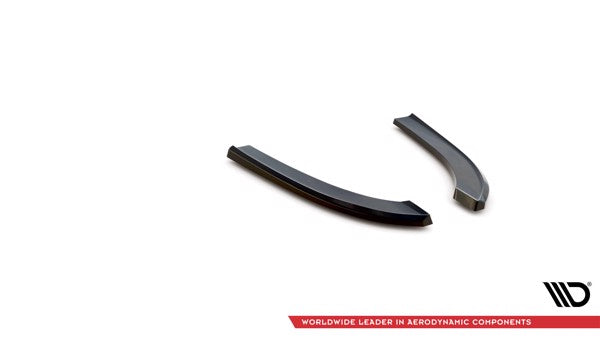 Maxton Rear Side Splitters Ford Transit Custom St-Line Mk1 Facelift - Gloss Black