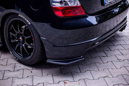 Maxton Rear Side Splitters Honda Civic Ep3 (Mk7) Type-R/S Facelift - Gloss