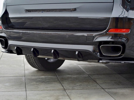 Maxton Rear Valance BMW X5 F15 M-Pack - Gloss Black
