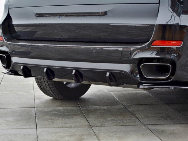 Maxton Rear Valance BMW X5 F15 M-Pack - Gloss Black
