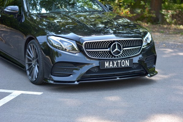 Maxton Front Splitter V.2 Mercedes-Benz E-Class W213 Coupe (C238) Amg-Line - Gloss Black