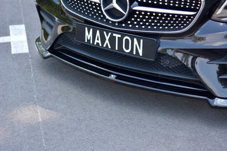 Maxton Front Splitter V.2 Mercedes-Benz E-Class W213 Coupe (C238) Amg-Line - Gloss Black