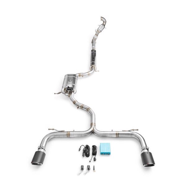 RM Motors Complete exhaust system for Volskwagen Golf 7 VII GTI with sport catalyst Emission standard - Euro 4, Capacity - 200 