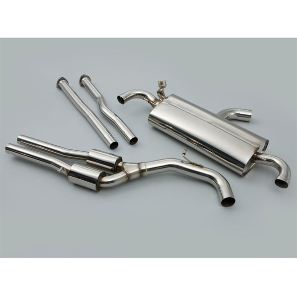 Milltek Sports Resonated (Quieter) Cat-back Udstødningssystem - til Audi TT RS MK2 2006-2014 (Bruger OE Trims)