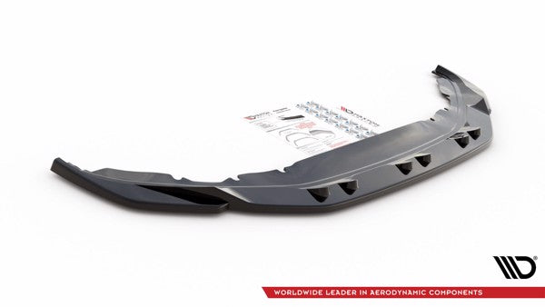Maxton Front Splitter Volkswagen Tiguan Mk2 - Gloss Black