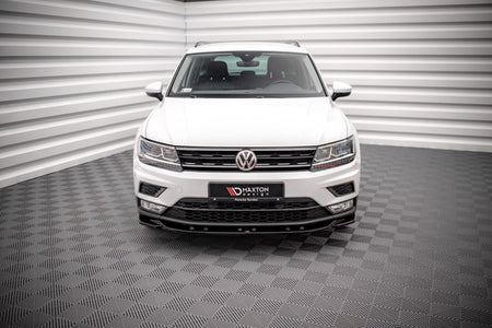 Maxton Front Splitter Volkswagen Tiguan Mk2 - Gloss Black