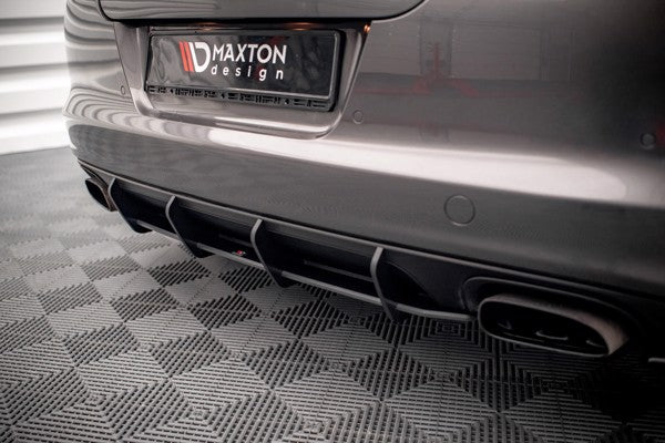 Maxton Street Pro Rear Diffuser Porsche Panamera / Panamera Diesel 970 - Black