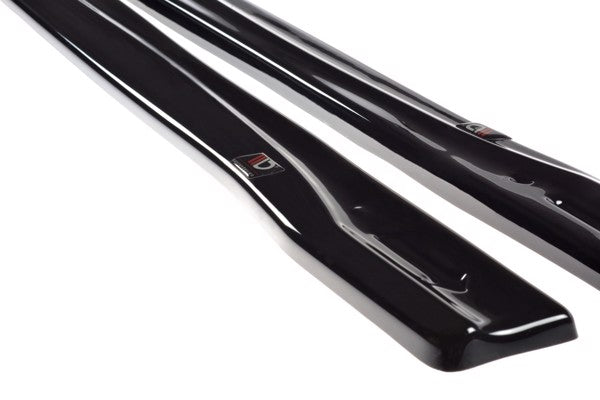 Maxton Side Skirts Diffusers Lexus Gs Mk.3 - Gloss Black