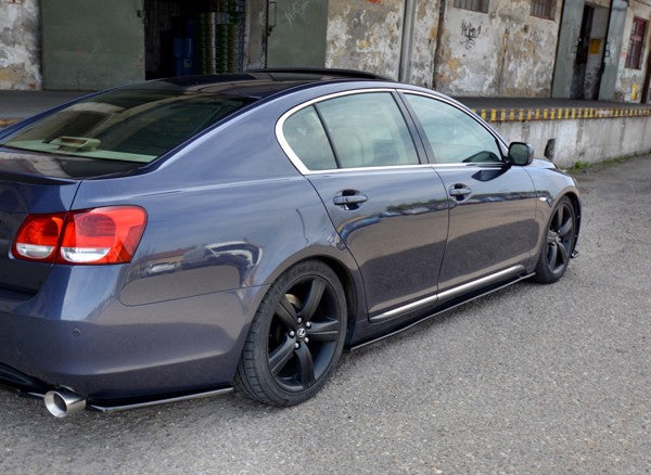 Maxton Side Skirts Diffusers Lexus Gs Mk.3 - Gloss Black