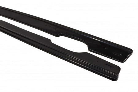 Maxton Side Skirts Diffusers V.1 For BMW 3 E46 Mpack Coupe - Gloss Black