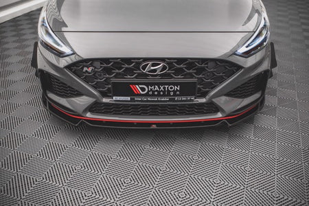 Maxton Front Splitter V.2 Hyundai I30 N Hatchback/Fastback Mk3 Facelift - Gloss Black