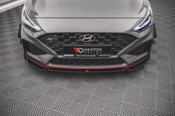 Maxton Front Splitter V.2 Hyundai I30 N Hatchback/Fastback Mk3 Facelift - Gloss Black