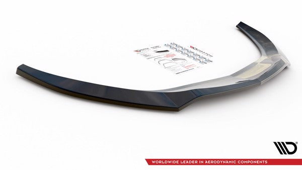 Maxton Front Splitter V.2 Opel Astra Gtc Opc-Line J - Gloss Black