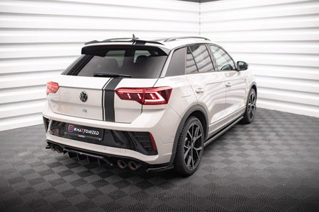 Maxton Rear Side Splitters Volkswagen T-Roc R Mk1 Facelift - Gloss Black