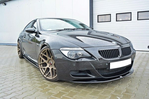 Maxton Front Splitter V.1 BMW M6 E63 - Gloss Black