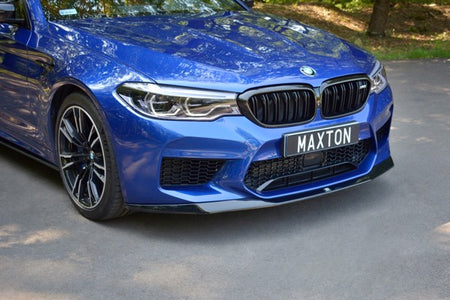 Maxton Front Splitter V.1 BMW M5 F90 - Gloss Black