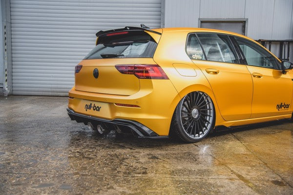 Maxton Rear Valance VW Golf 8 (R32 Look) - Gloss Black
