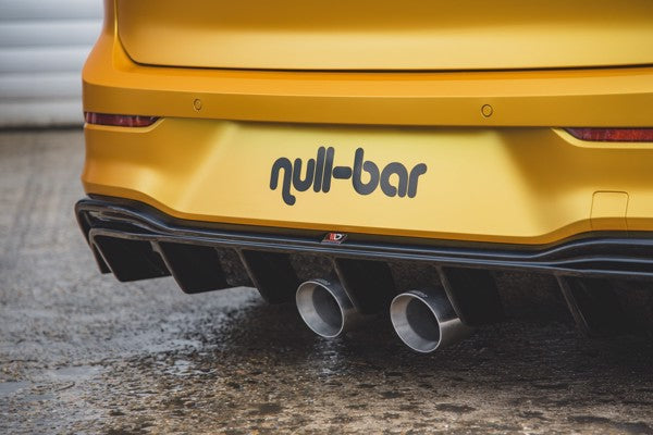 Maxton Rear Valance VW Golf 8 (R32 Look) - Gloss Black