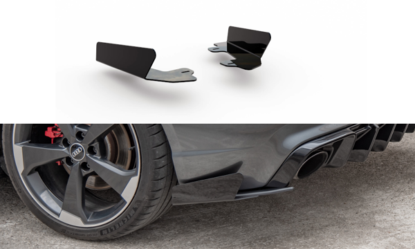 Maxton Rear Side Flaps Audi RS3 8V Sportback - Gloss Flaps