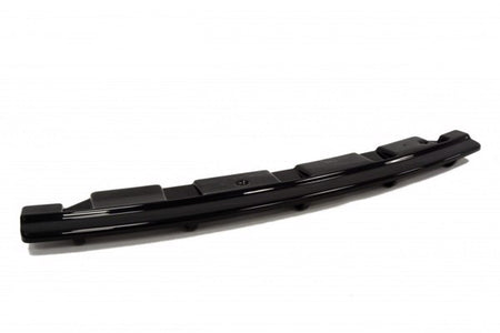 Maxton Central Rear Splitter For BMW 5 F11 M-Pack (Fits Two Double Exhaust Ends) - Gloss Black